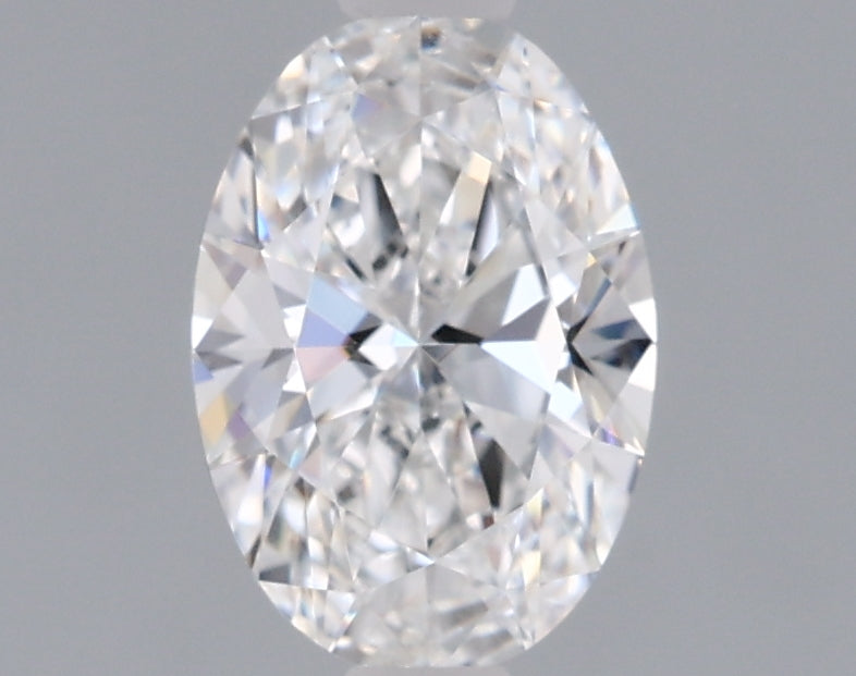 0.92 Carat Oval Shaped, Ideal Cut, D Color, VVS2 Clarity, IGI Certified Lab Grown Diamond