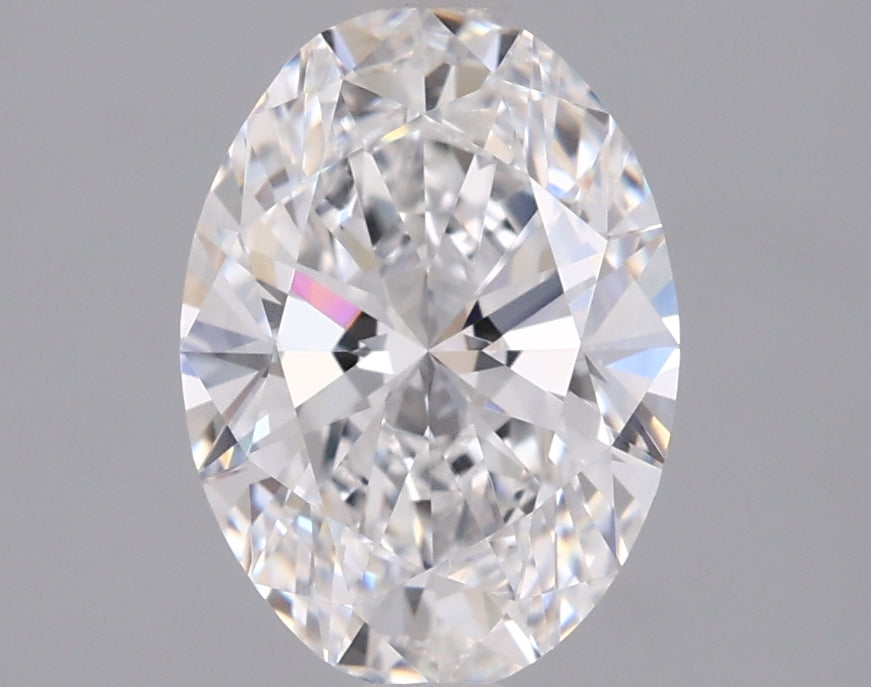 1.55 Carat Oval Shaped, Ideal Cut, D Color, VVS2 Clarity, IGI Certified Lab Grown Diamond