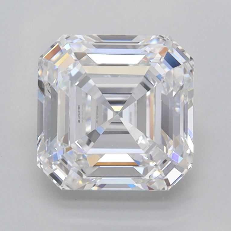 1.98 Carat Asscher Shaped, Ideal Cut, D Color, FL Clarity, IGI Certified Lab Grown Diamond