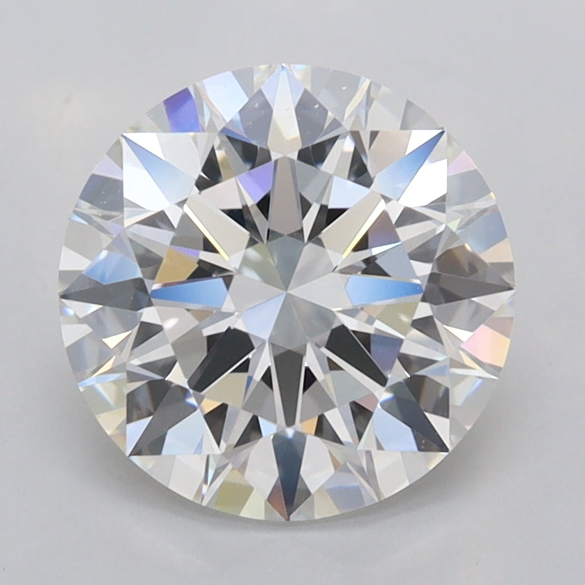 2.56 Carat Round Shaped, Ideal Cut, E Color, VVS2 Clarity, IGI Certified Lab Grown Diamond