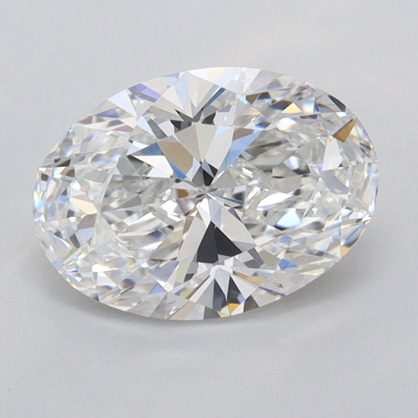 1.55 Carat Oval Shaped, Ideal Cut, E Color, VVS1 Clarity, IGI Certified Lab Grown Diamond