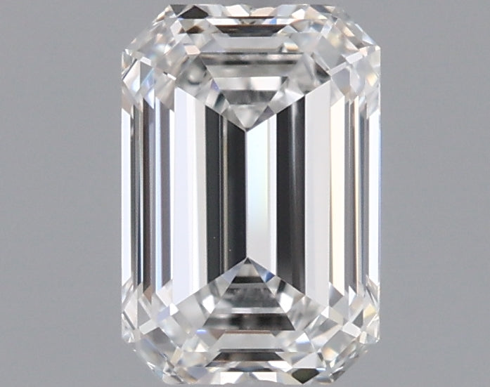 1.04 Carat Emerald Shaped, Ideal Cut, E Color, VVS1 Clarity, IGI Certified Lab Grown Diamond