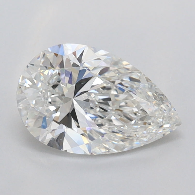 1.03 Carat Pear Shaped, Ideal Cut, E Color, VS2 Clarity, IGI Certified Lab Grown Diamond