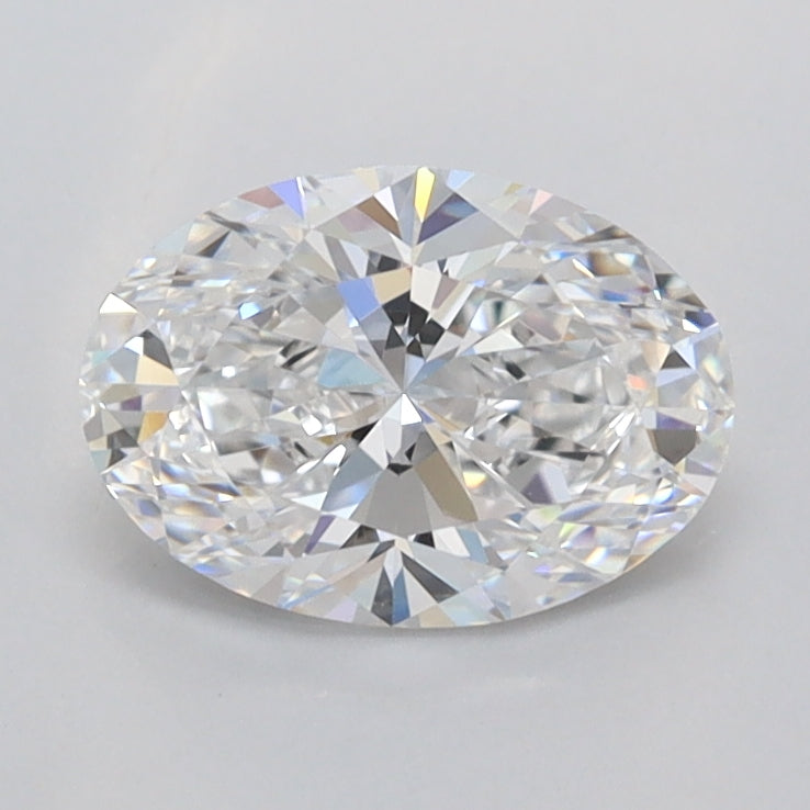 1.04 Carat Oval Shaped, Ideal Cut, D Color, VVS2 Clarity, IGI Certified Lab Grown Diamond