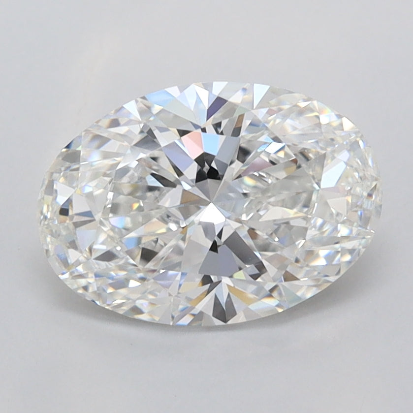 1.64 Carat Oval Shaped, Ideal Cut, E Color, VVS2 Clarity, IGI Certified Lab Grown Diamond