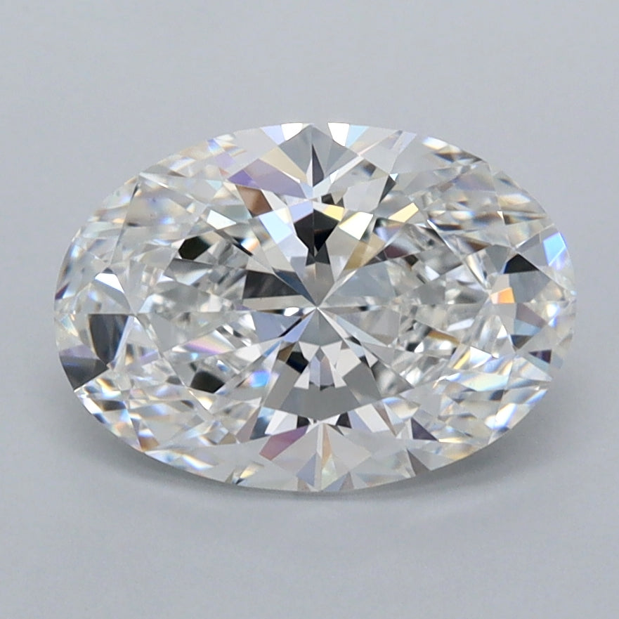 2.03 Carat Oval Shaped, Ideal Cut, E Color, IF Clarity, IGI Certified Lab Grown Diamond