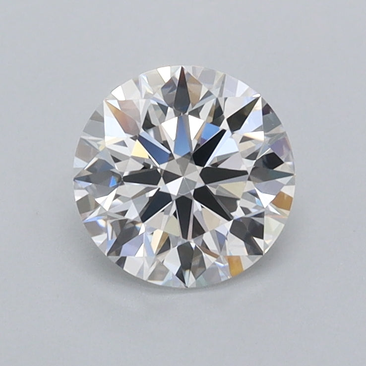 0.85 Carat Round Shaped, Ideal Cut, D Color, VVS2 Clarity, IGI Certified Lab Grown Diamond