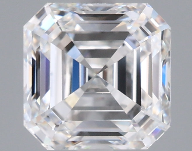 2.03 Carat Asscher Shaped, Ideal Cut, D Color, VVS1 Clarity, IGI Certified Lab Grown Diamond