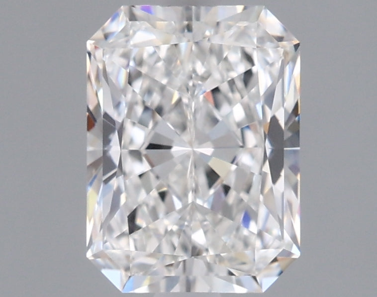 1.54 Carat Radiant Shaped, Ideal Cut, D Color, FL Clarity, IGI Certified Lab Grown Diamond
