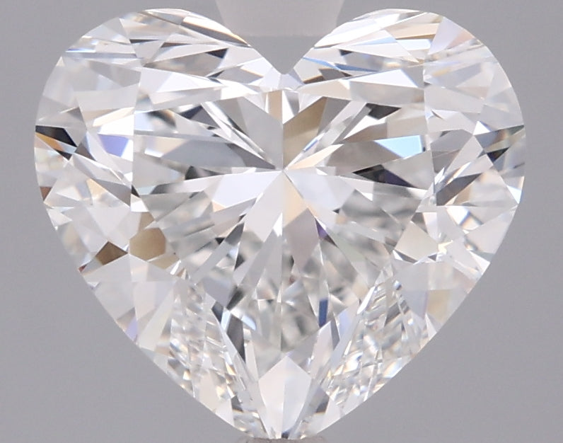 2.50 Carat Heart Shaped, Ideal Cut, E Color, VVS1 Clarity, IGI Certified Lab Grown Diamond