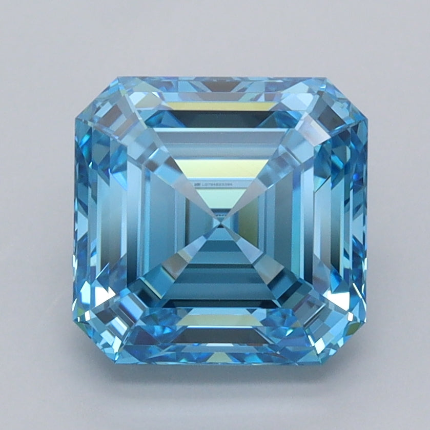2.53 Carat Asscher Shaped, Ideal Cut, VVS2 Clarity, IGI Certified Lab Grown Diamond