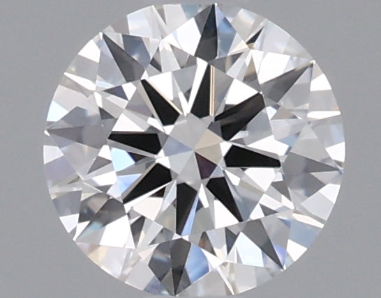 0.54 Carat Round Shaped, Excellent Cut, D Color, VVS2 Clarity, IGI Certified Lab Grown Diamond