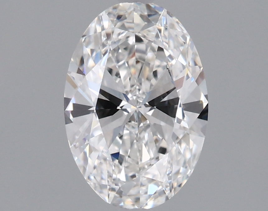 0.98 Carat Oval Shaped, Ideal Cut, D Color, VVS2 Clarity, IGI Certified Lab Grown Diamond