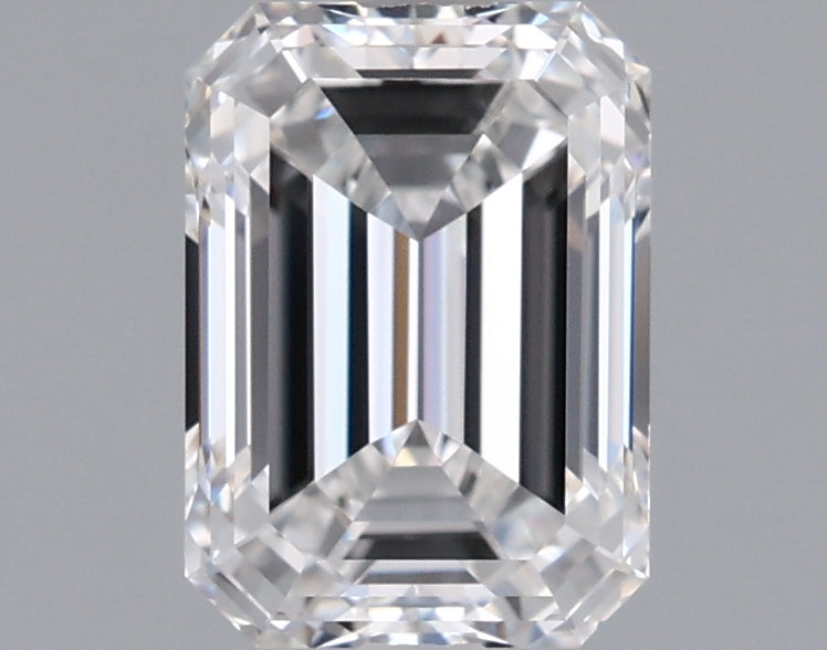 1.45 Carat Emerald Shaped, Ideal Cut, E Color, VVS2 Clarity, IGI Certified Lab Grown Diamond