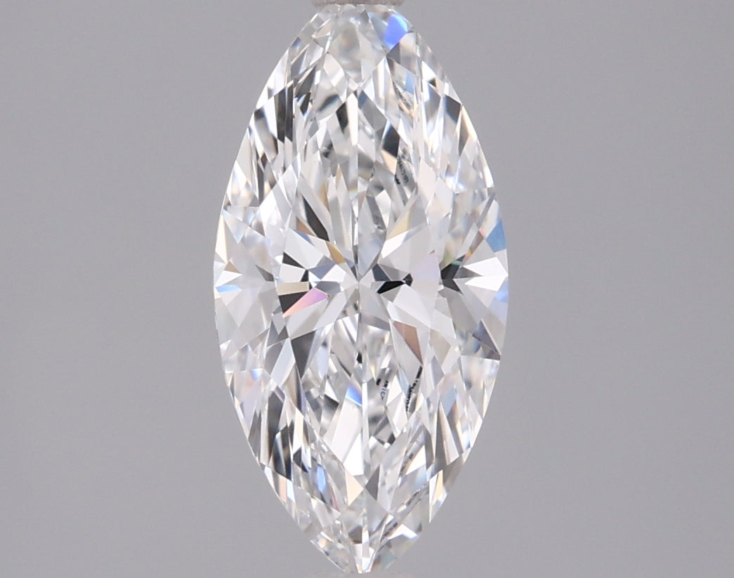 1.25 Carat Marquise Shaped, Ideal Cut, E Color, VVS2 Clarity, IGI Certified Lab Grown Diamond