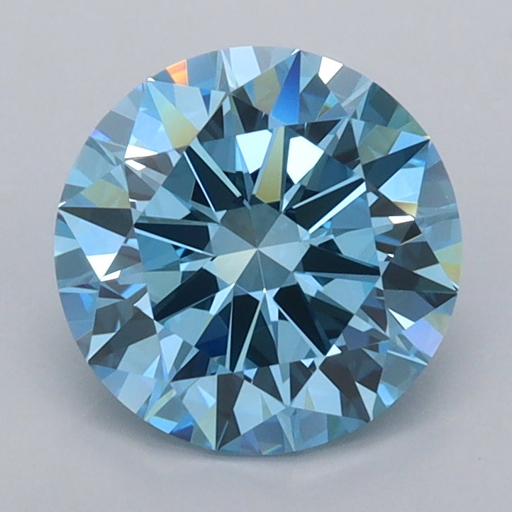 1.73 Carat Round Shaped, Excellent Cut, VVS1 Clarity, IGI Certified Lab Grown Diamond