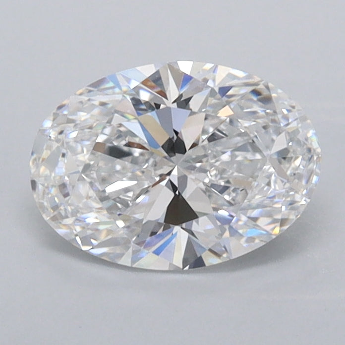 0.99 Carat Oval Shaped, Ideal Cut, D Color, FL Clarity, IGI Certified Lab Grown Diamond