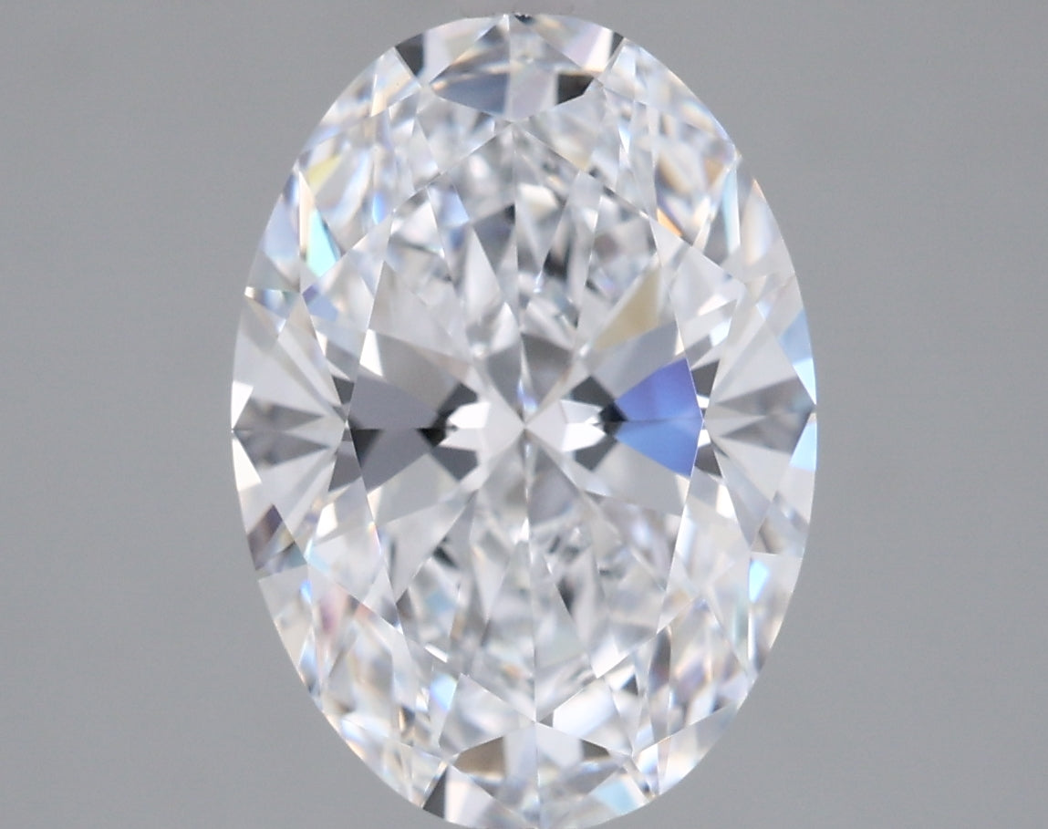 2.53 Carat Oval Shaped, Ideal Cut, D Color, VVS1 Clarity, IGI Certified Lab Grown Diamond