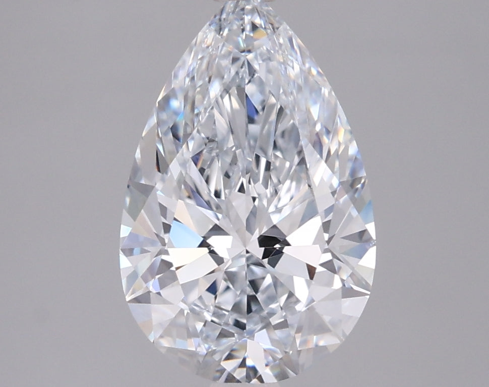 2.51 Carat Pear Shaped, Ideal Cut, G Color, VVS2 Clarity, IGI Certified Lab Grown Diamond