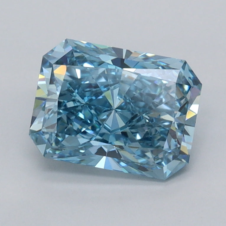 1.50 Carat Radiant Shaped, Ideal Cut, VVS2 Clarity, IGI Certified Lab Grown Diamond
