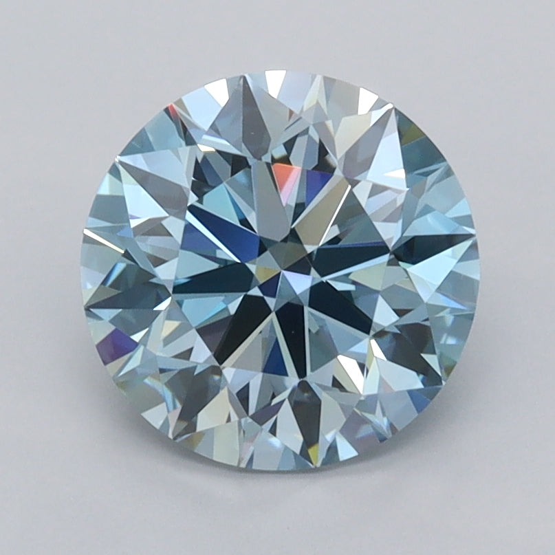 2.01 Carat Round Shaped, Excellent Cut, VVS2 Clarity, IGI Certified Lab Grown Diamond