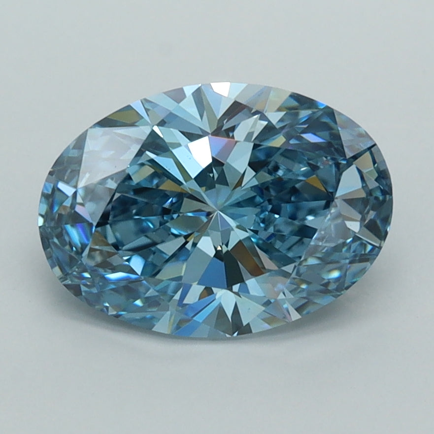 2.06 Carat Oval Shaped, Ideal Cut, VVS2 Clarity, IGI Certified Lab Grown Diamond