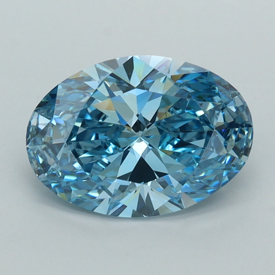 2.02 Carat Oval Shaped, Ideal Cut, VS1 Clarity, IGI Certified Lab Grown Diamond
