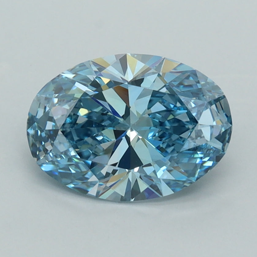 1.62 Carat Oval Shaped, Ideal Cut, VS2 Clarity, IGI Certified Lab Grown Diamond