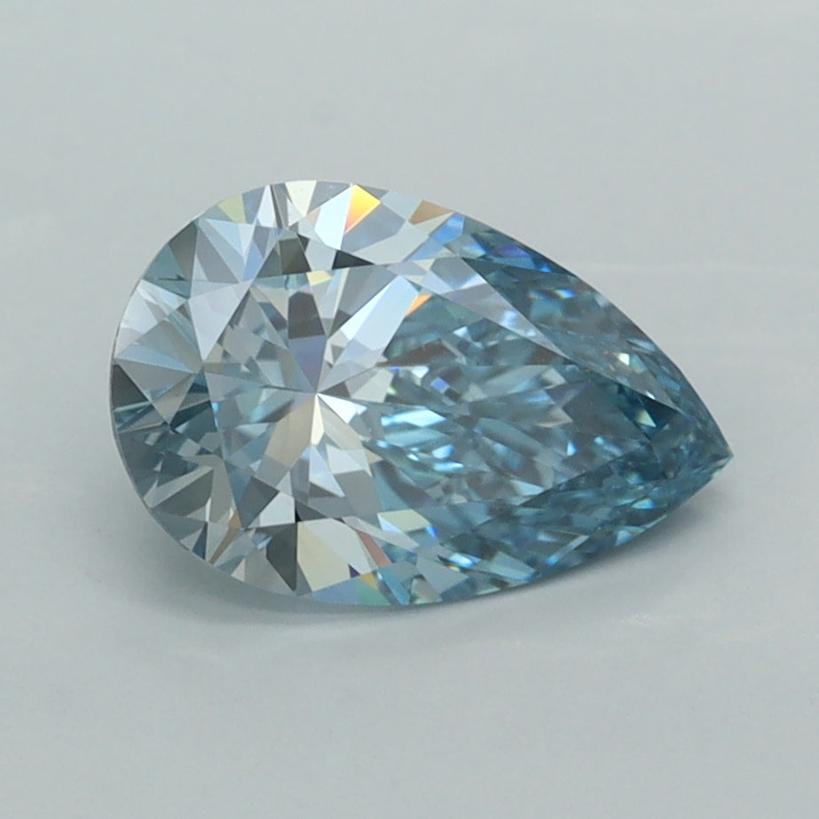 1.52 Carat Pear Shaped, Ideal Cut, VVS2 Clarity, IGI Certified Lab Grown Diamond