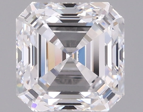 1.02 Carat Asscher Shaped, Excellent Cut, D Color, VVS2 Clarity, IGI Certified Lab Grown Diamond