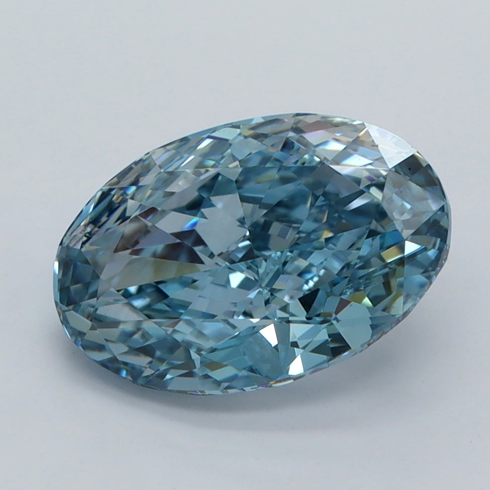 3.02 Carat Oval Shaped, Excellent Cut, VVS1 Clarity, IGI Certified Lab Grown Diamond