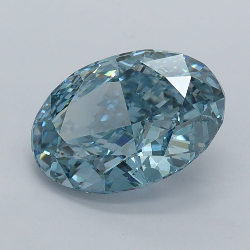 1.57 Carat Oval Shaped, Excellent Cut, VVS2 Clarity, IGI Certified Lab Grown Diamond