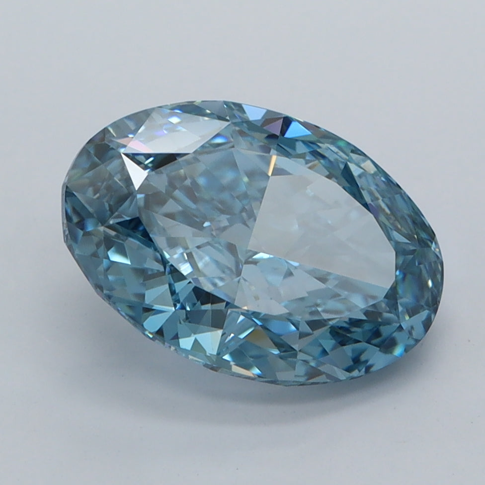 3.03 Carat Oval Shaped, Ideal Cut, VS1 Clarity, IGI Certified Lab Grown Diamond