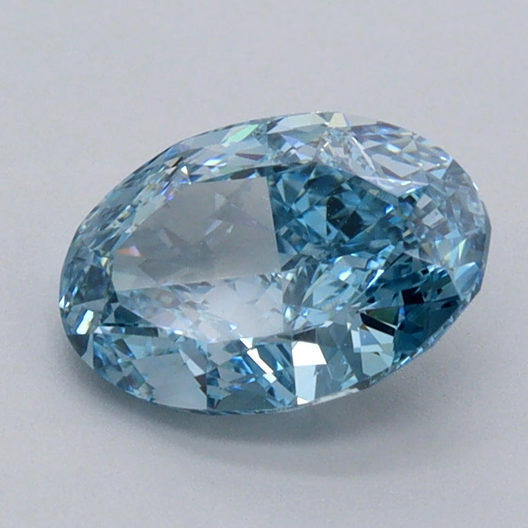 1.55 Carat Oval Shaped, Excellent Cut, VVS2 Clarity, IGI Certified Lab Grown Diamond