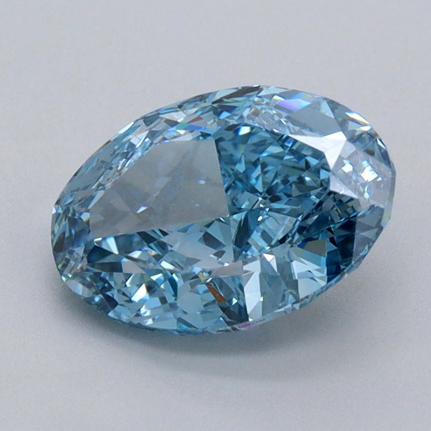1.95 Carat Oval Shaped, Excellent Cut, VS1 Clarity, IGI Certified Lab Grown Diamond