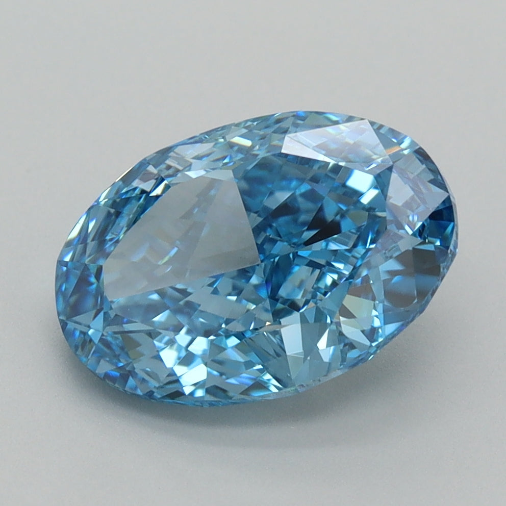 3.01 Carat Oval Shaped, Ideal Cut, VS1 Clarity, IGI Certified Lab Grown Diamond