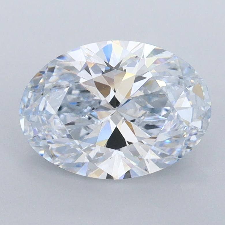 1.60 Carat Oval Shaped, Ideal Cut, F Color, IF Clarity, IGI Certified Lab Grown Diamond