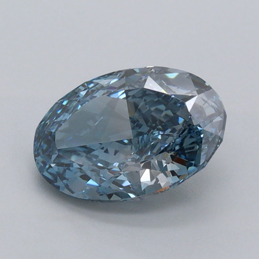 1.55 Carat Oval Shaped, Excellent Cut, VS1 Clarity, IGI Certified Lab Grown Diamond