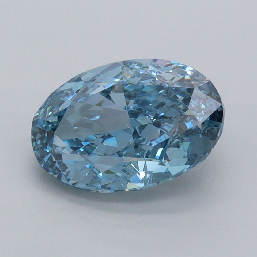 1.58 Carat Oval Shaped, Very Good Cut, VVS2 Clarity, IGI Certified Lab Grown Diamond