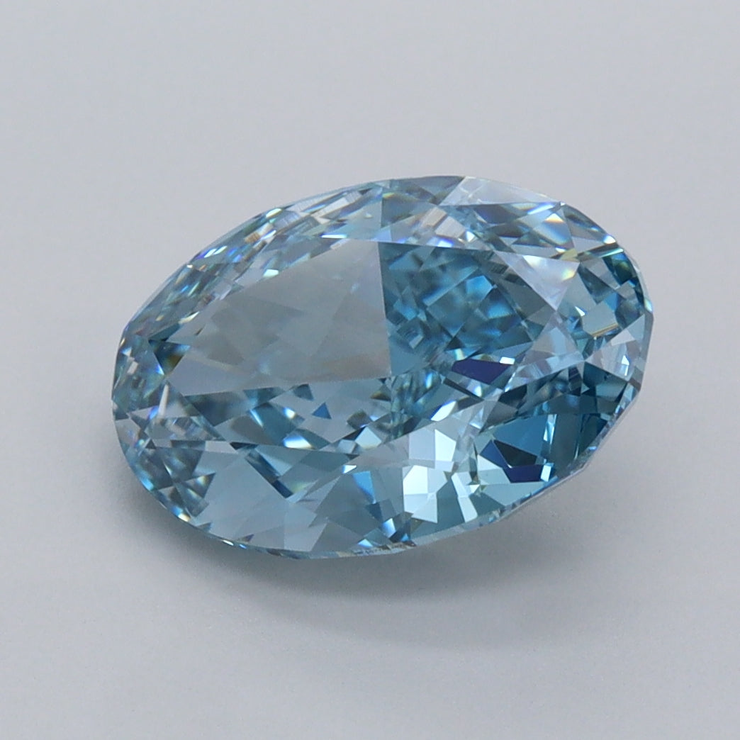 3.01 Carat Oval Shaped, Excellent Cut, VVS1 Clarity, IGI Certified Lab Grown Diamond