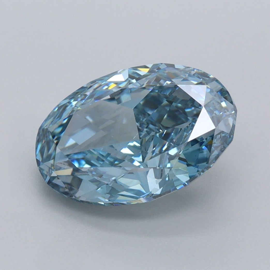 3.00 Carat Oval Shaped, Excellent Cut, VVS1 Clarity, IGI Certified Lab Grown Diamond