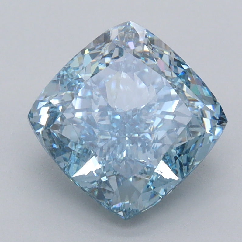 2.30 Carat Cushion Shaped, Ideal Cut, VVS2 Clarity, IGI Certified Lab Grown Diamond