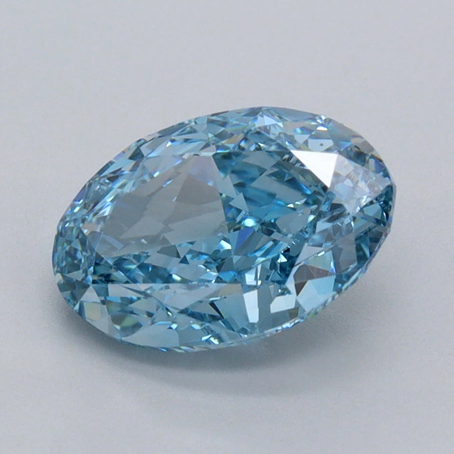 2.11 Carat Oval Shaped, Very Good Cut, VVS1 Clarity, IGI Certified Lab Grown Diamond