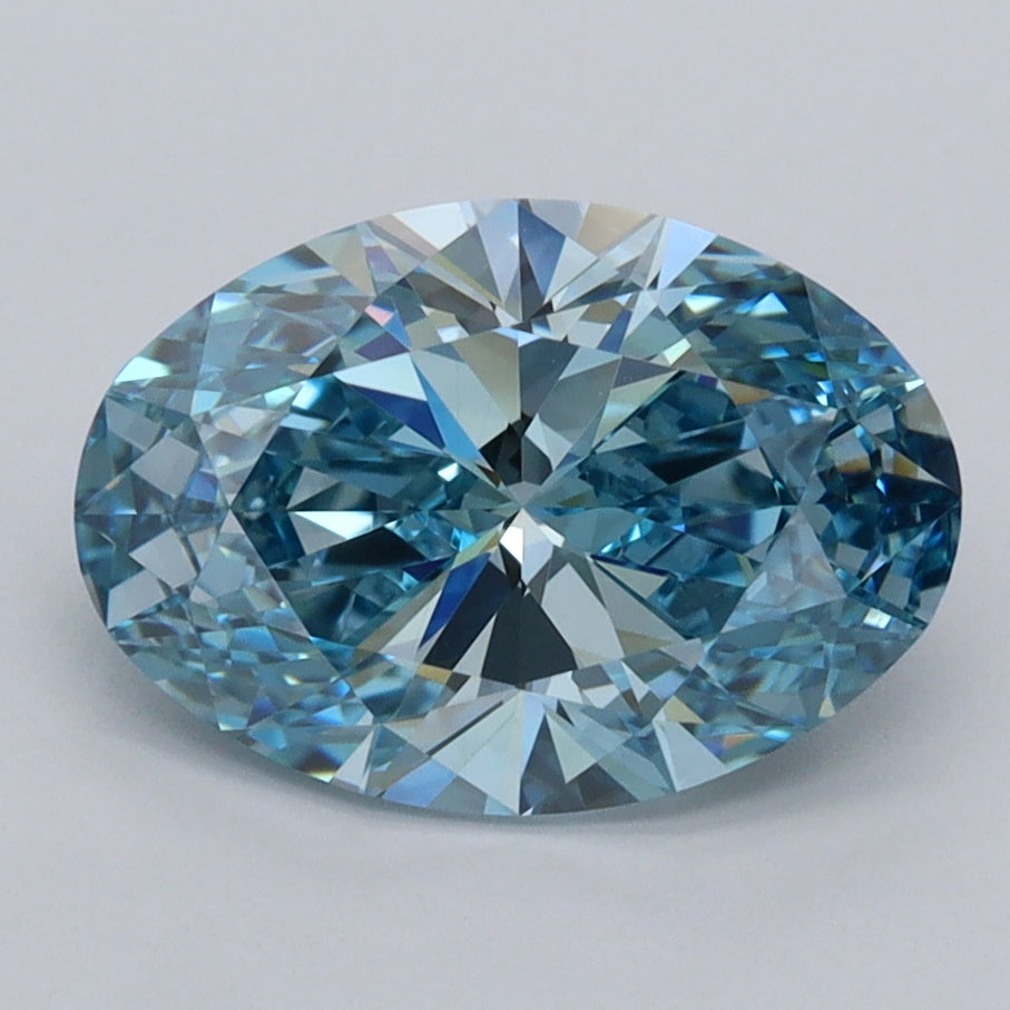 2.24 Carat Oval Shaped, Ideal Cut, VS1 Clarity, IGI Certified Lab Grown Diamond