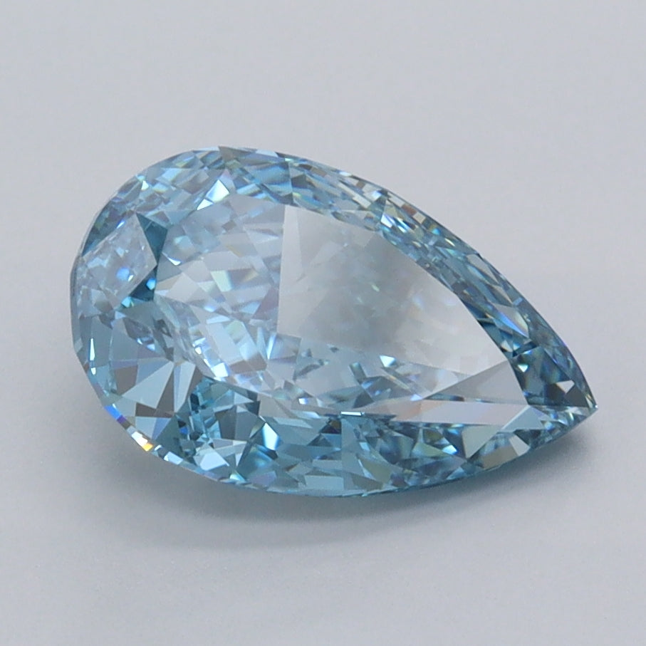2.03 Carat Pear Shaped, Excellent Cut, VVS1 Clarity, IGI Certified Lab Grown Diamond