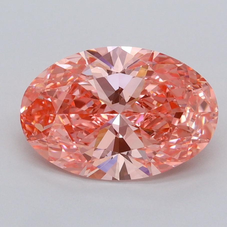 2.00 Carat Oval Shaped, Ideal Cut, VVS2 Clarity, IGI Certified Lab Grown Diamond