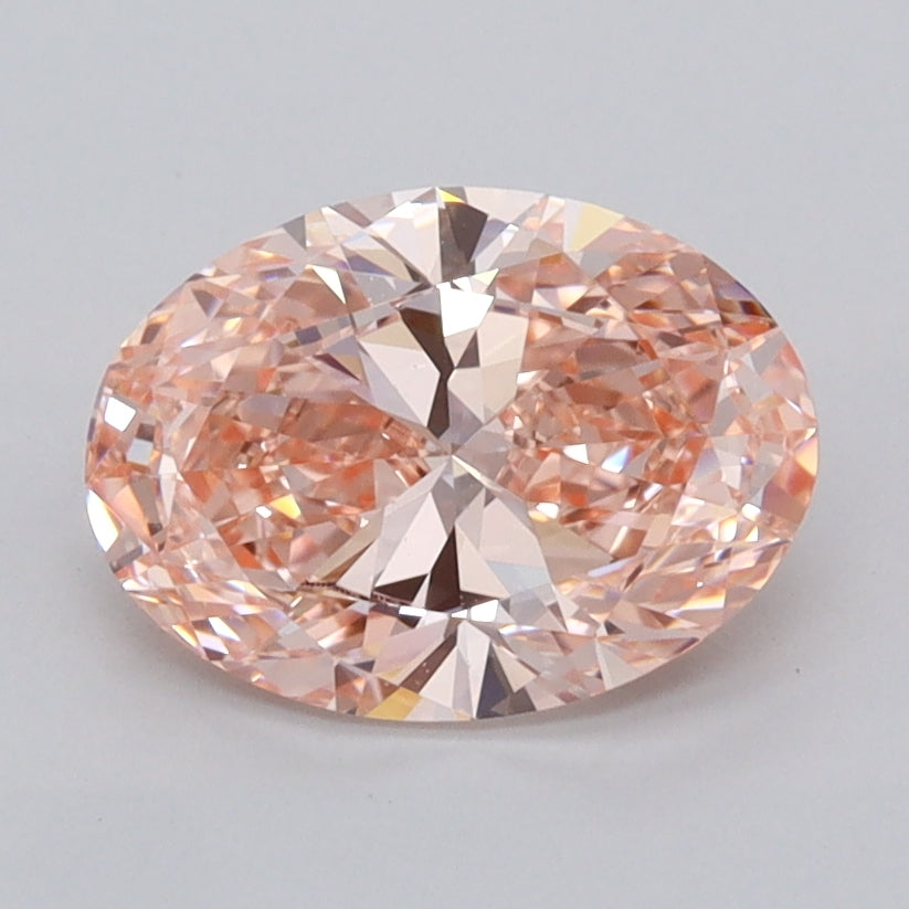 1.57 Carat Oval Shaped, Ideal Cut, VS1 Clarity, IGI Certified Lab Grown Diamond