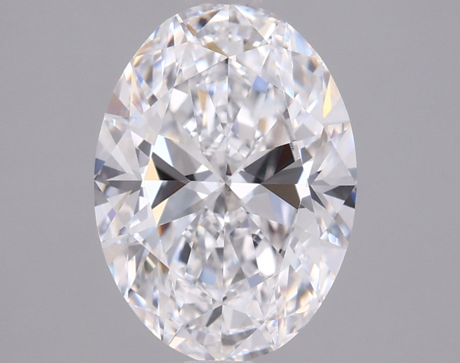 1.82 Carat Oval Shaped, Ideal Cut, D Color, VS1 Clarity, IGI Certified Lab Grown Diamond