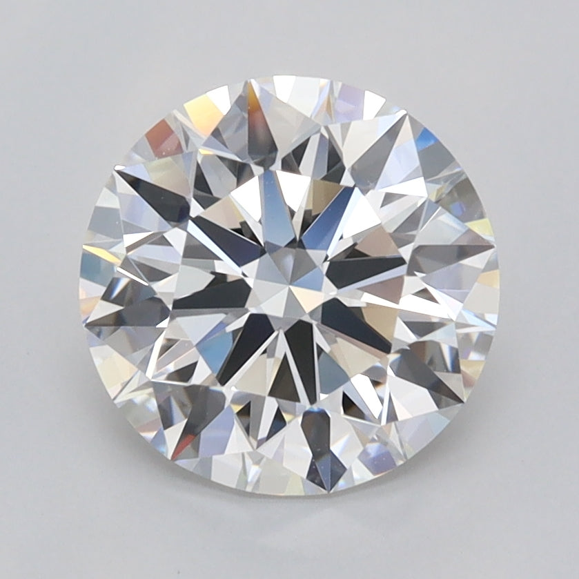 2.09 Carat Round Shaped, Ideal Cut, D Color, FL Clarity, IGI Certified Lab Grown Diamond