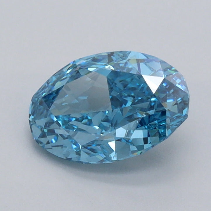 1.08 Carat Oval Shaped, Excellent Cut, VVS2 Clarity, IGI Certified Lab Grown Diamond
